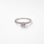 Forlovelsesring med Lab Grown diamant 0,69ct TW-VS - Bur520006