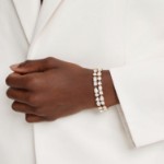 Swarovski armbånd Mesmera bracelet Mixed cuts, White, Gold-tone plated - 5743827