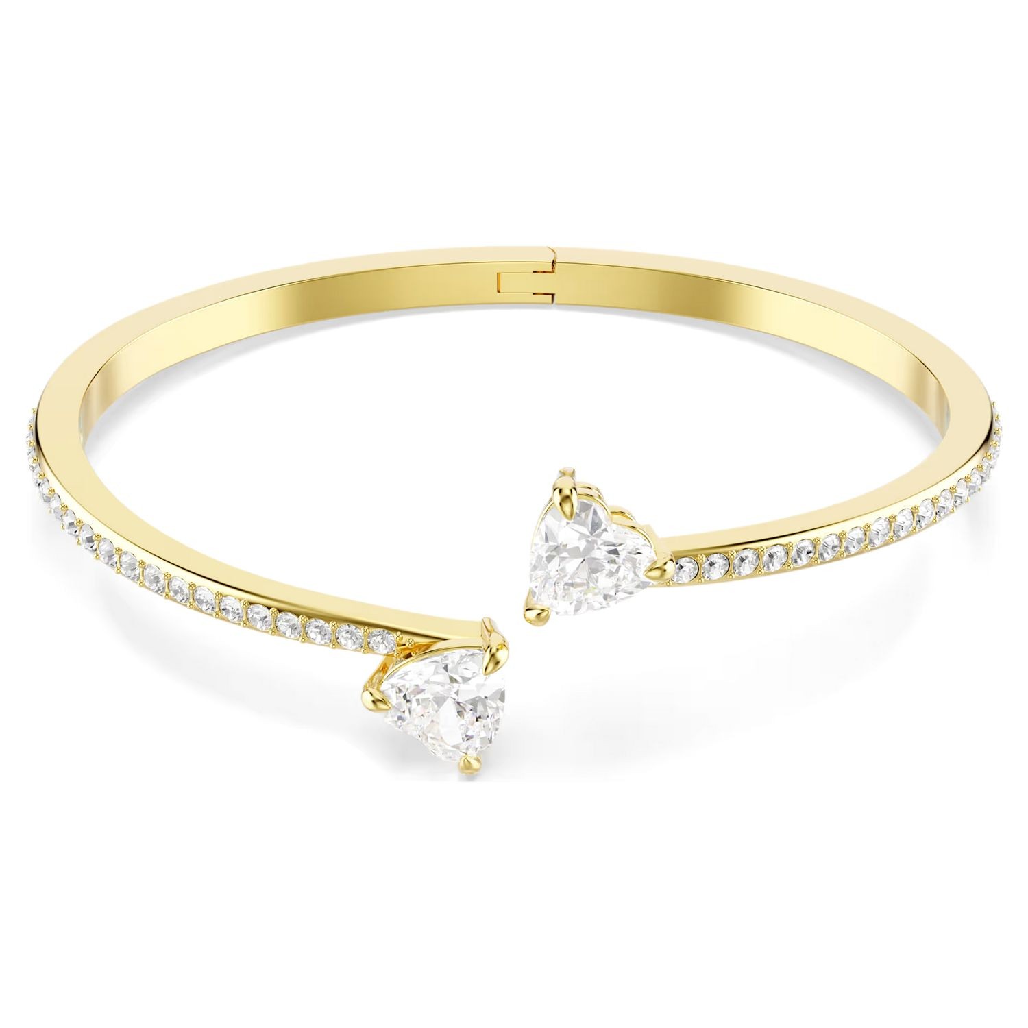 Swarovski armbånd Mesmera bangle Heart, White, Gold-tone plated - 5733474