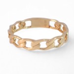 Gullring i 14 kt gull med mønster-coc5030170050