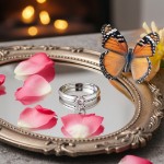 Enstens diamantring Violetta med 0,50 ct TW-Si i 14kt gull.- 18003050