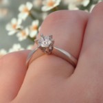 Diamantring forlovelsesring Athene 0,50ct River(D)-SI1-50346