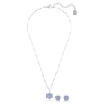 Swarovski figurer Magic set Snowflake, Blue, Rhodium plated - 5734243