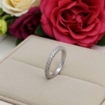 Diamantring i hvitt gull 14kt med Lab Grown diamanter 0,25ct TW-VS - Bur520020hv