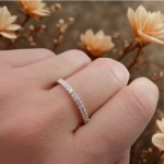 Diamantring i hvitt gull 14kt med Lab Grown diamanter 0,25ct TW-VS - Bur520020hv