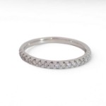 Diamantring i hvitt gull 14kt med Lab Grown diamanter 0,25ct TW-VS - Bur520020hv