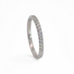 Diamantring i hvitt gull 14kt med Lab Grown diamanter 0,25ct TW-VS - Bur520020hv