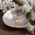 Smykke Kløver i 14kt gull - bur23418810