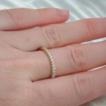 Forlovelsesring med Lab Grown diamanter 0,25ct TW-VS - Bur520020