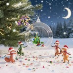 Swarovski figurer Holiday Cheers Tree and Gifts Ball Ornament - 5681633