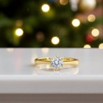 Enstens diamantring Diona 14 kt gull med 0,70 ct TW-Si.Magic Moments -18001070