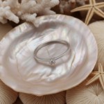 Diamantring forlovelsesring i hvitt gull 0,05 ct TW-Si - COC5000441hv