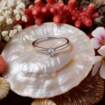 Diamantring i hvitt gull med 0,05 ct W-Si - 546885