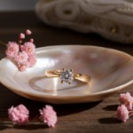 Forlovelsesring Margrete med Oval Lab Grown diamant i 1,00 ct og River (D) -VS1 - LAB16116100RVGU