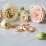 Giftering i gult gull 14kt, 3.5 mm. RUBIN modell 803 - 1435