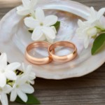 Gifteringer i rosé gull 14kt, 5 mm - RU-5-13-RG5