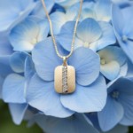 Diamantsmykke i gull 14kt med 0,095ct H/SI - BUR234400