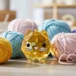 Swarovski figur Chubby Cats Yellow Cat - 5658325