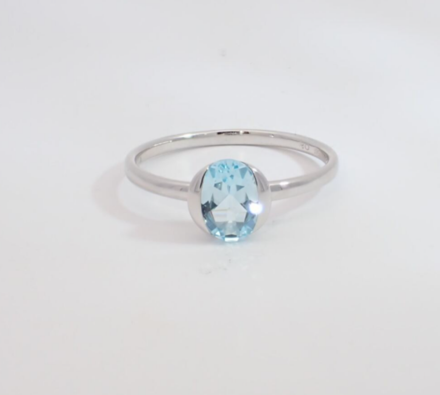 Gullring 14 kt med topas - Bur620385hvt