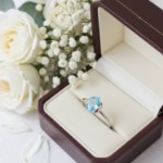 Gullring 14 kt med topas - Bur620385hvt