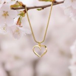 Gullhjerte i 14kt gull - Bur310555