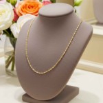 Halskjede i 18 karat gull, 45 cm - 01-84/592/45