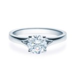 Diamantring forlovelsesring 1,00 ct i 14kt gull. Eufrosyne - 18020100