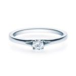 Diamantring forlovelsesring 0,20 ct i 14kt gull. Eufrosyne - 18020020