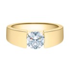 Diamantring forlovelsesring 1,00 ct i 14kt gull. Hestia - 18012100
