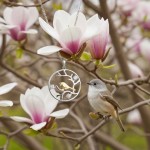 Livets tre i sølv rhodinert med zirkonia - 3049442