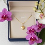 Gullhjerte 14kt gull, liten - 14608861