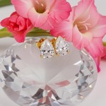 Diamantøredobber Dråpe med Lab Grown diamanter i 1.00 ct (0,50x2) og River (D) - VS1 - ru-dråpe-100gg