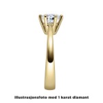 Forlovelsesring  diamantring  Diona 0,50 ct TW-Si 14kt gult  gull - 18001050gg