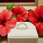 Gullring i 14kt gull med zirkonia - 50367