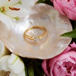 Diamantring forlovelsesring Sofia med 0,15ct W/SI - 120715g