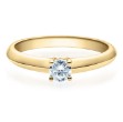 Diamantring forlovelsesring  0,25 ct i 14kt gull. Elissa - 18004025