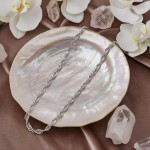 Kjede Singapore i hvitt gull, 2,2 mm /42 cm - 18HV2242