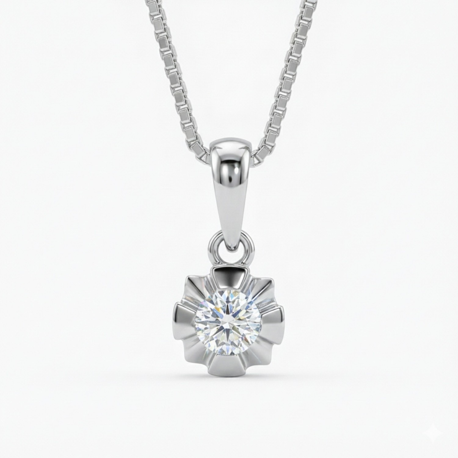 Diamantsmykke Evita i gull med 0,10 ct W-Si-50310