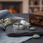 Gifteringer i hvitt gull 14kt, 6,5 mm. SNORRE– 61965