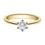 Diamantring forlovelsesring 0,50 ct i 14kt gull. Diona - 18001050