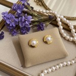 Gulløredobber med ferskvannperle-129014