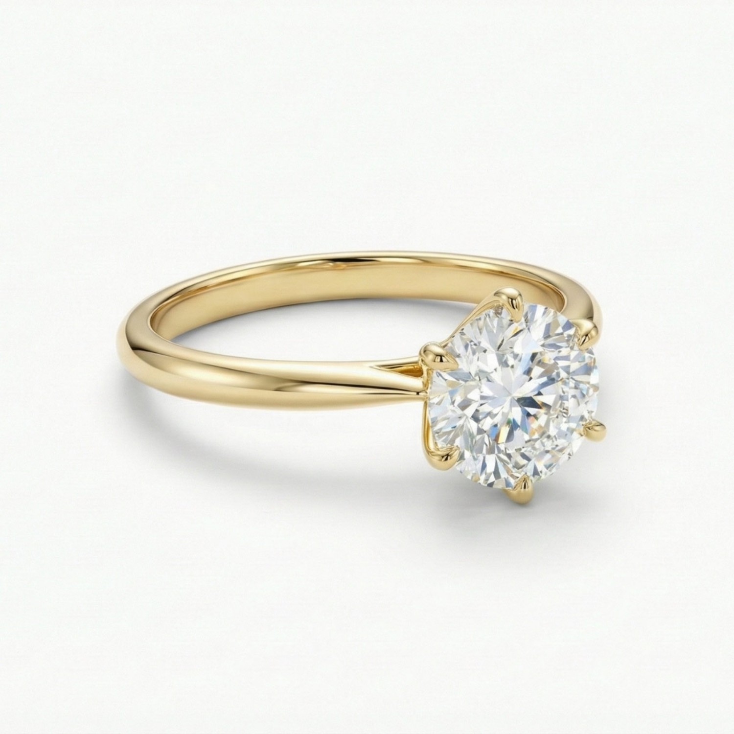 Enstens diamantring Aida med 0,30 ct i 14kt gull. TW-Si. -18016030