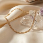 Armbånd gull, 18 karat, 6,4 mm /20 cm - 01-ARR100-20