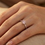 Forlovelesring med rosa Lab Grown diamant 0,70ct VS1. Leticia - 2510041222LG