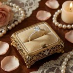 Forlovelsesring i gult gull med Lab Grown diamant 0,69ct TW-VS - Bur5Z00060