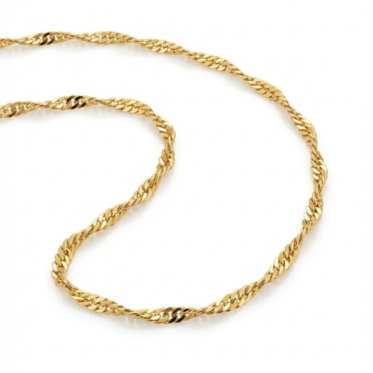 Gullkjede Staver i 18kt gull 45cm - 01-82-149-45