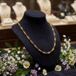 Gullkjede Dot i 18kt gull, 4mm/45cm - 01-82-180-45