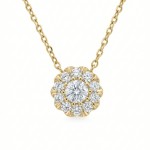 Diamantsmykke i 18kt gull med 0,16 ct W-Si - 08-74-842-45