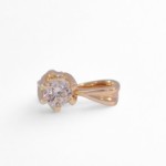 Diamantsmykke Sitara i gult gull med 0,15 ct W-Si-3221150