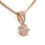 Diamantsmykke Sitara i gull med 0,25 ct W-Si-3221250